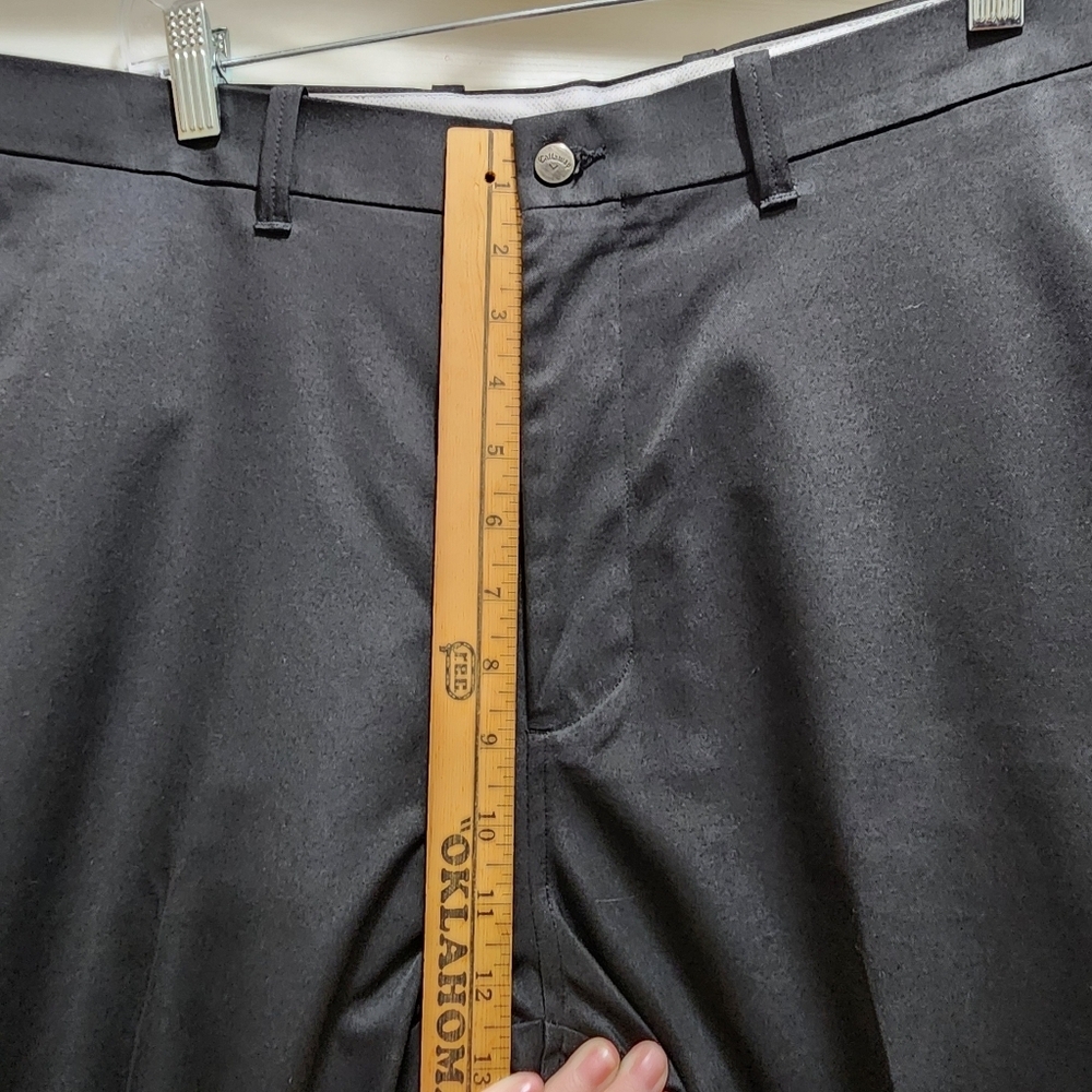Callaway Pants Men's 36x34 Shirt Grip Black Flat Front 36 X 34 Golf - Picture 4 of 9